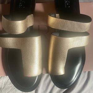 Gold Franco Sarto Sandals
